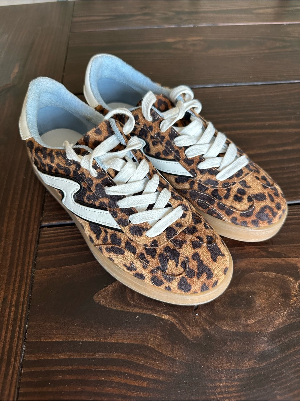 Madden Girl Leopard Print Sneakers